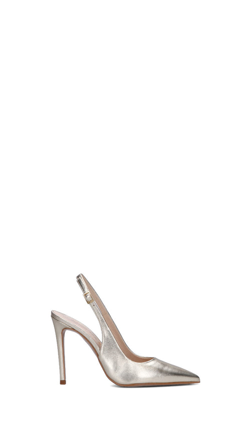 REBECCA VAN DIK Slingback donna oro in pelle