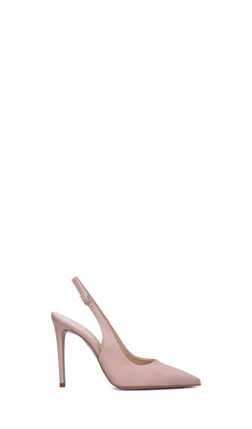 REBECCA VAN DIK Slingback donna rosa in pelle