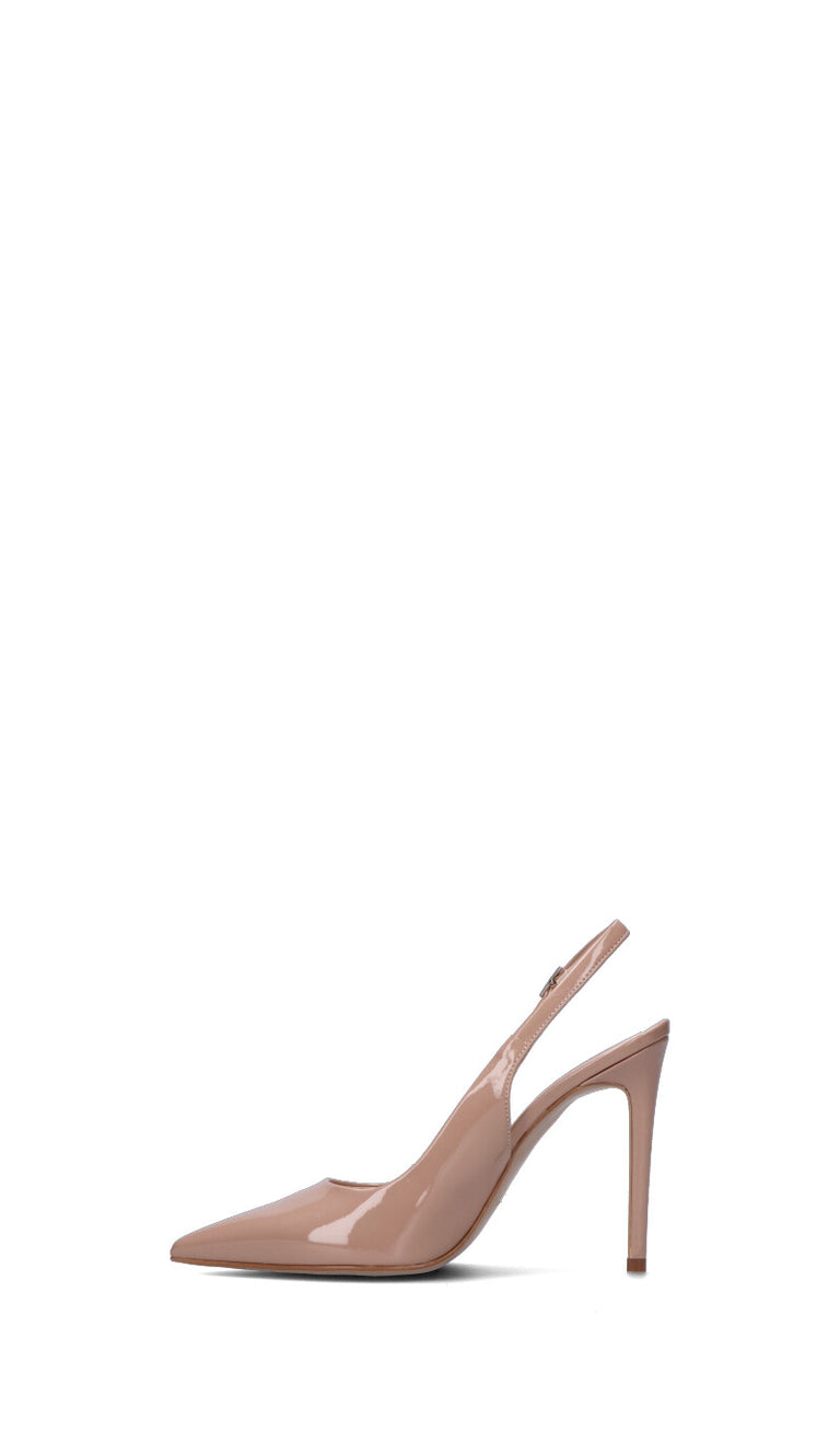 REBECCA VAN DICK Slingback donna beige in pelle