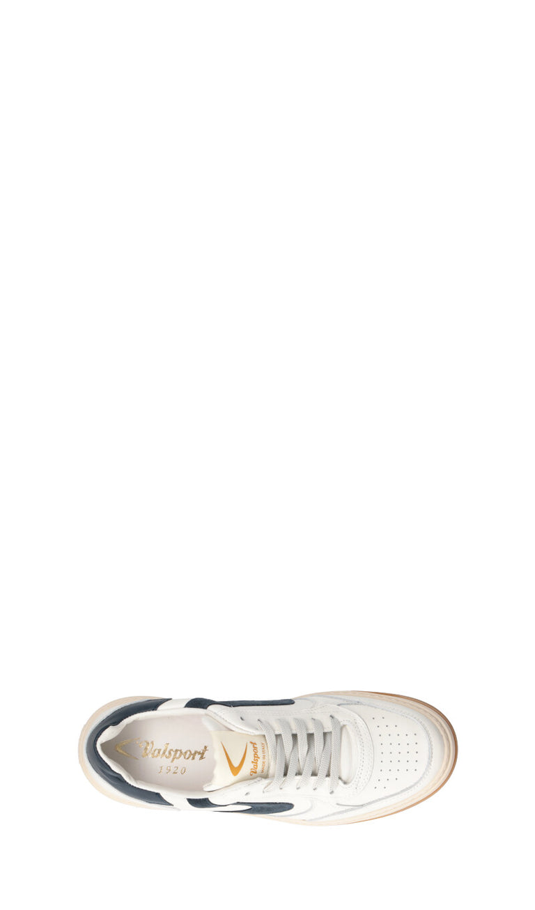 VALSPORT - HYPE CLASSIC Sneaker uomo bianca/blu in pelle