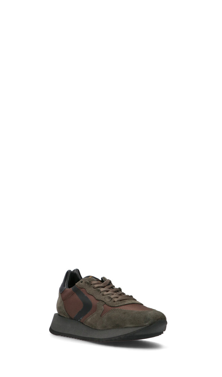 VALSPORT - MAGIC CITY Sneaker uomo militare/marrone in suede