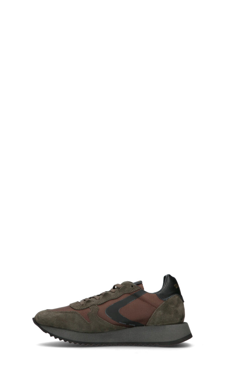 VALSPORT - MAGIC CITY Sneaker uomo militare/marrone in suede