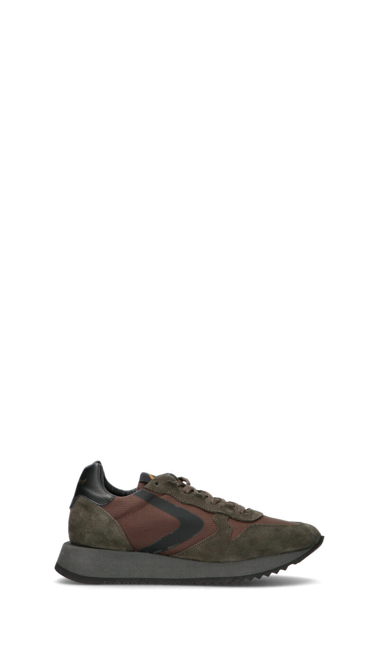 VALSPORT - MAGIC CITY Sneaker uomo militare/marrone in suede