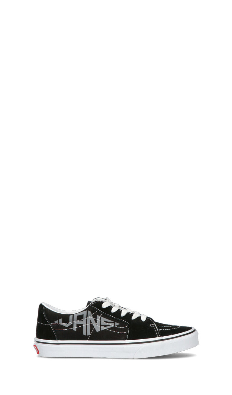 VANS SK8-LOW LOGO Sneaker donna nera in pelle