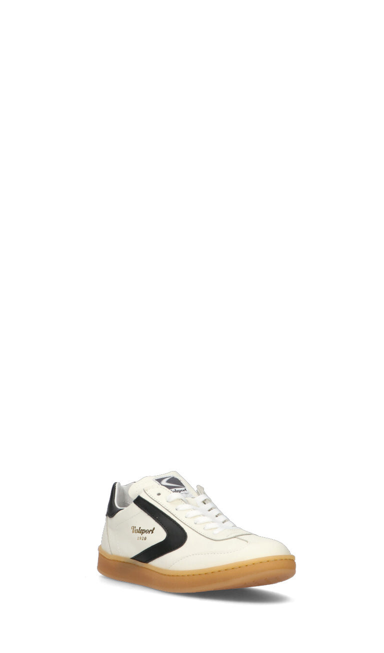 VALSPORT - OLIMPIA LEATHER Sneaker uomo bianca/nera in pelle