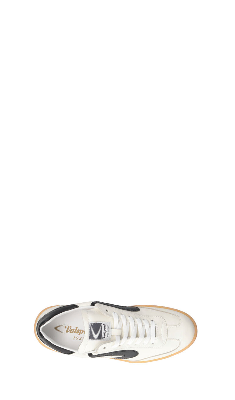 VALSPORT - OLIMPIA LEATHER Sneaker uomo bianca/nera in pelle