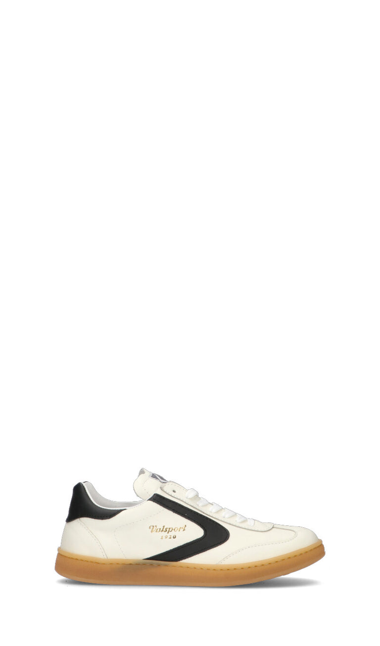 VALSPORT - OLIMPIA LEATHER Sneaker uomo bianca/nera in pelle