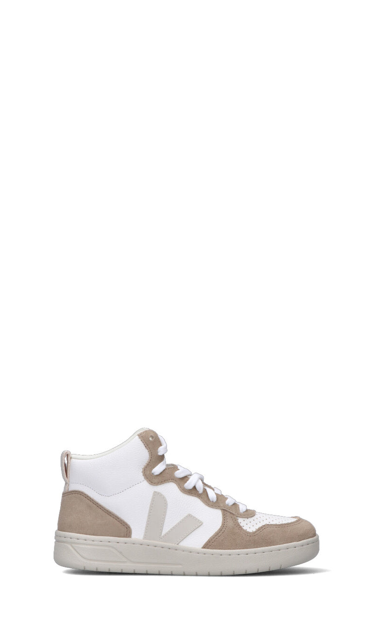 VEJA Sneaker donna bianca/beige in suede