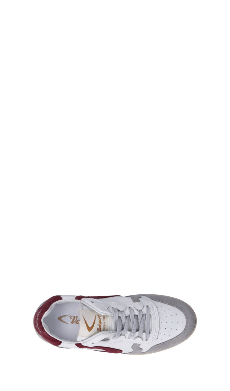 VALSPORT SUPER Sneaker donna bianca/bordeaux in suede