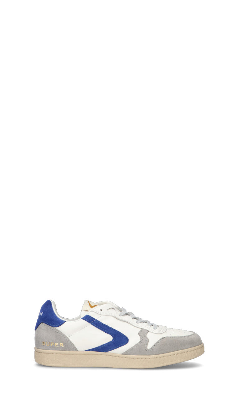 VALSPORT SUPER Sneaker uomo bianca/blu in suede