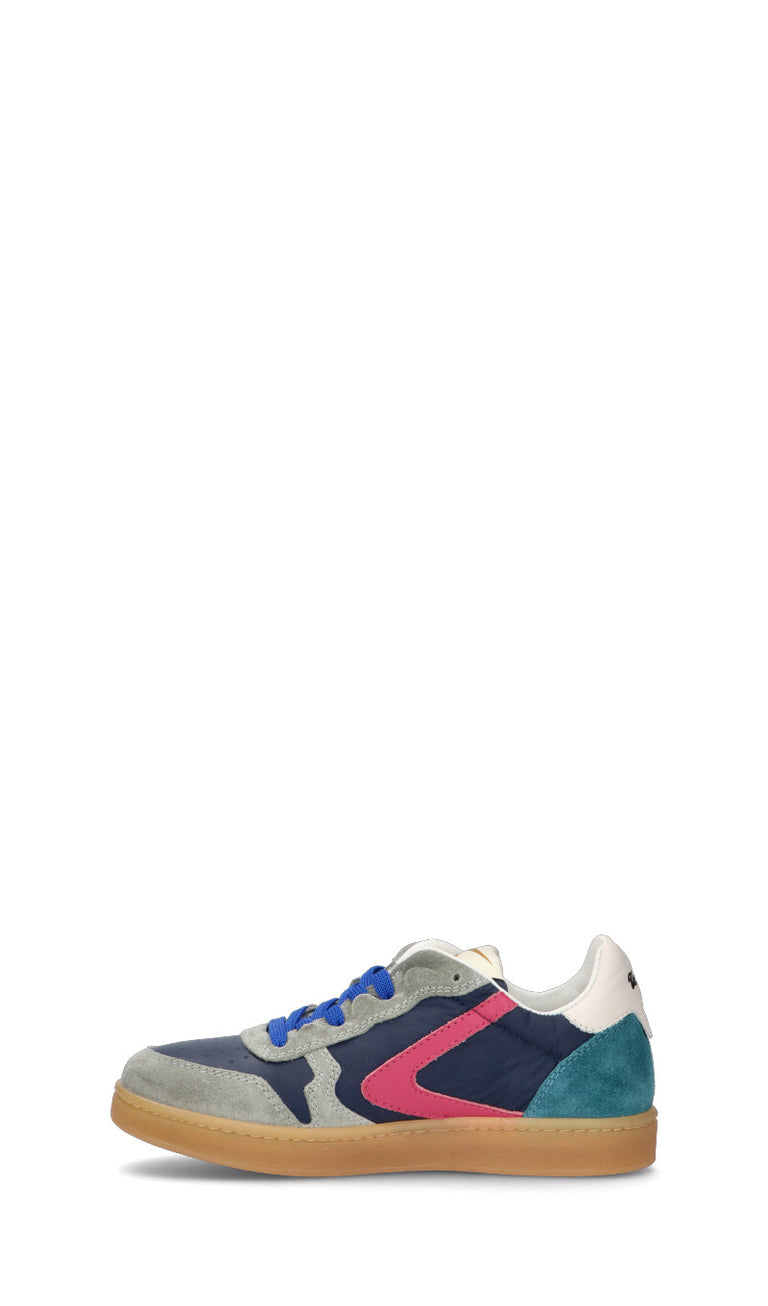 VALSPORT SUPER Sneaker donna blu/grigia/fucsia in suede