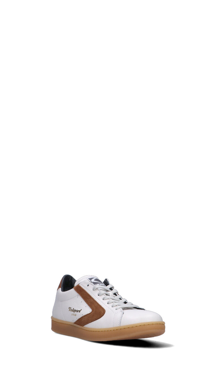 VALSPORT - TOURNAMENT Sneaker uomo bianca/cognac in pelle