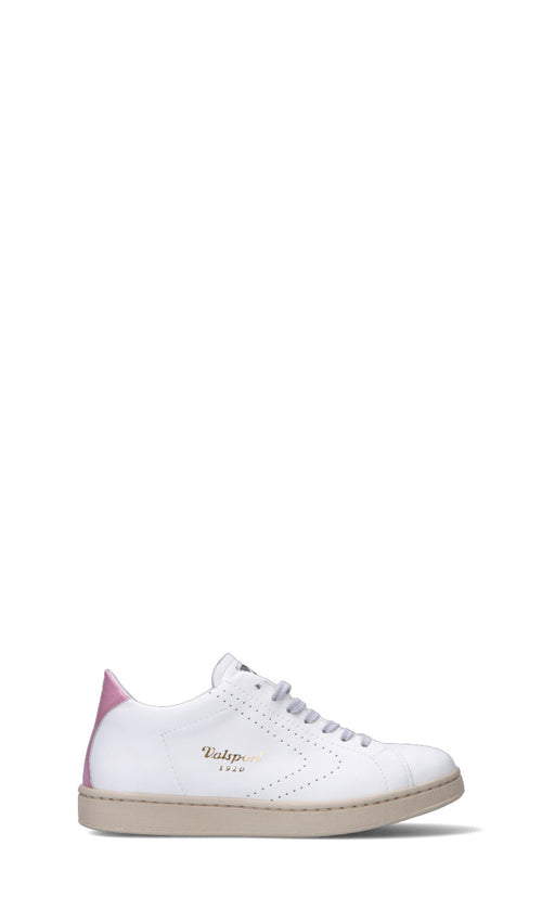 VALSPORT Sneaker donna bianca/rosa in pelle