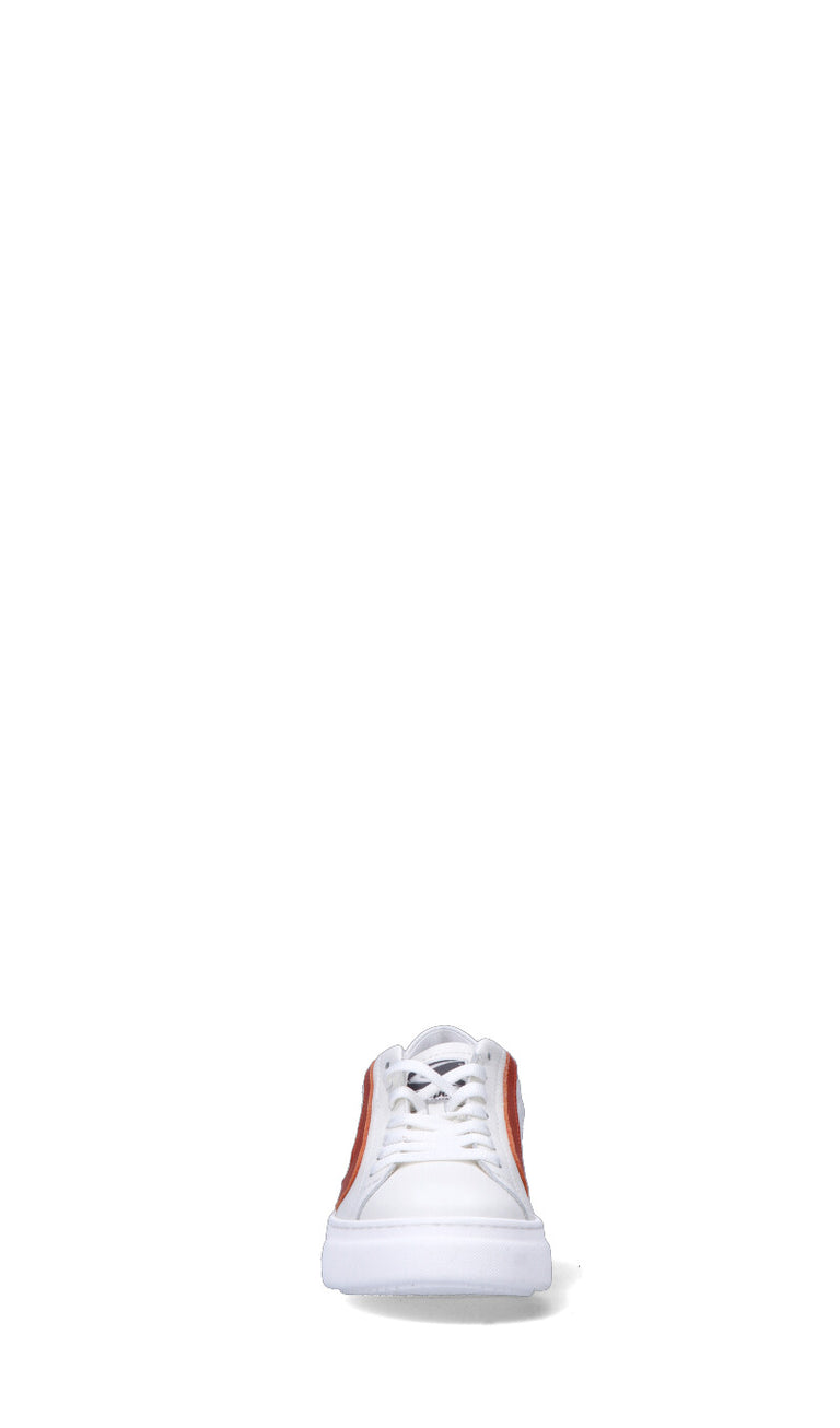 VALSPORT Sneaker donna bianca/arancio in pelle