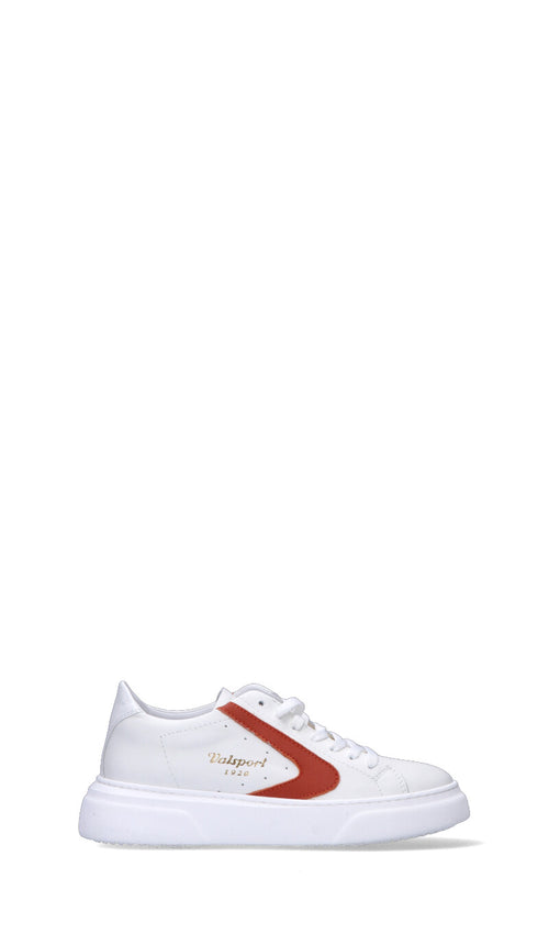 VALSPORT Sneaker donna bianca/arancio in pelle