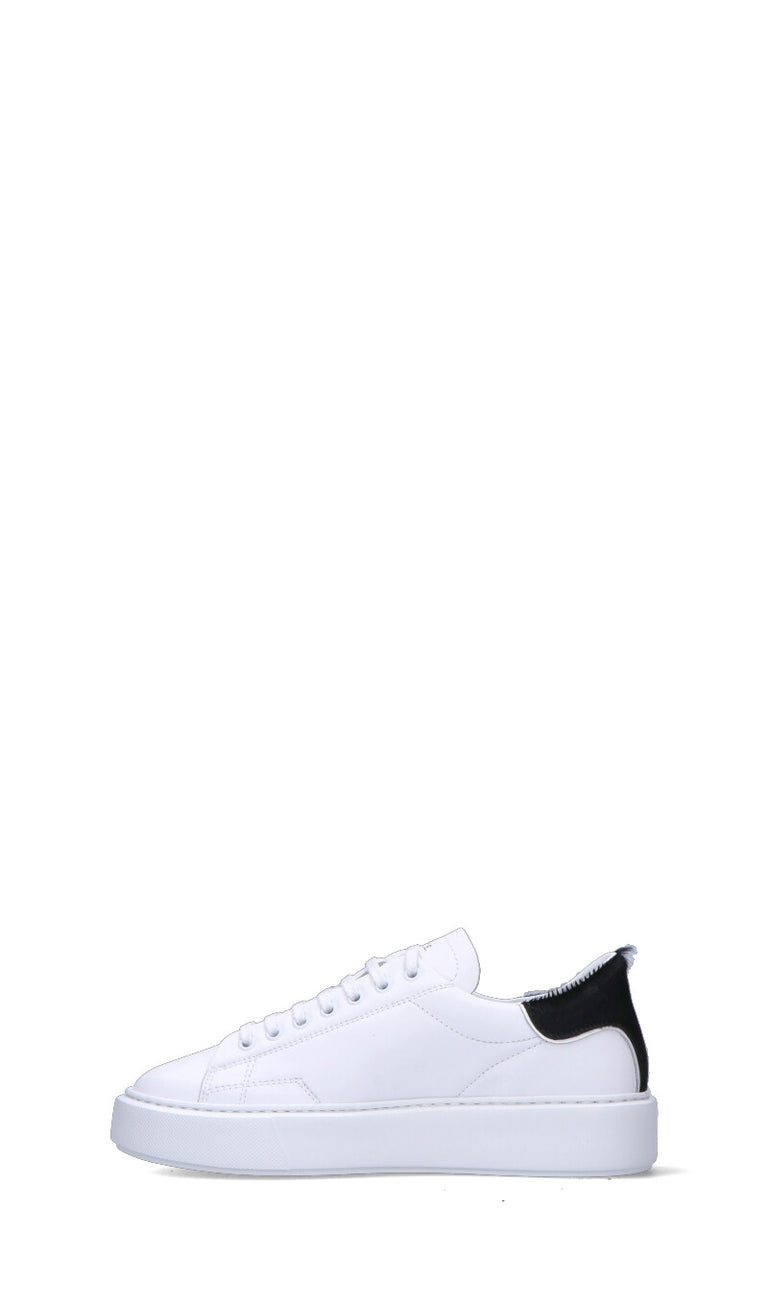 D.A.T.E. SFERA PONY Sneaker donna bianca/nera in pelle