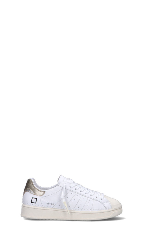 D.A.T.E. - BASE Sneaker donna bianca/platino in pelle