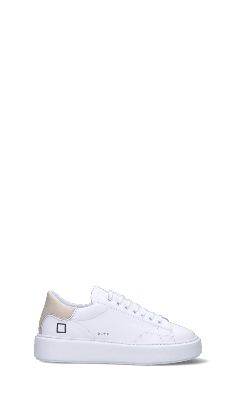 D.A.T.E. - SFERA Sneaker donna bianca/beige in pelle