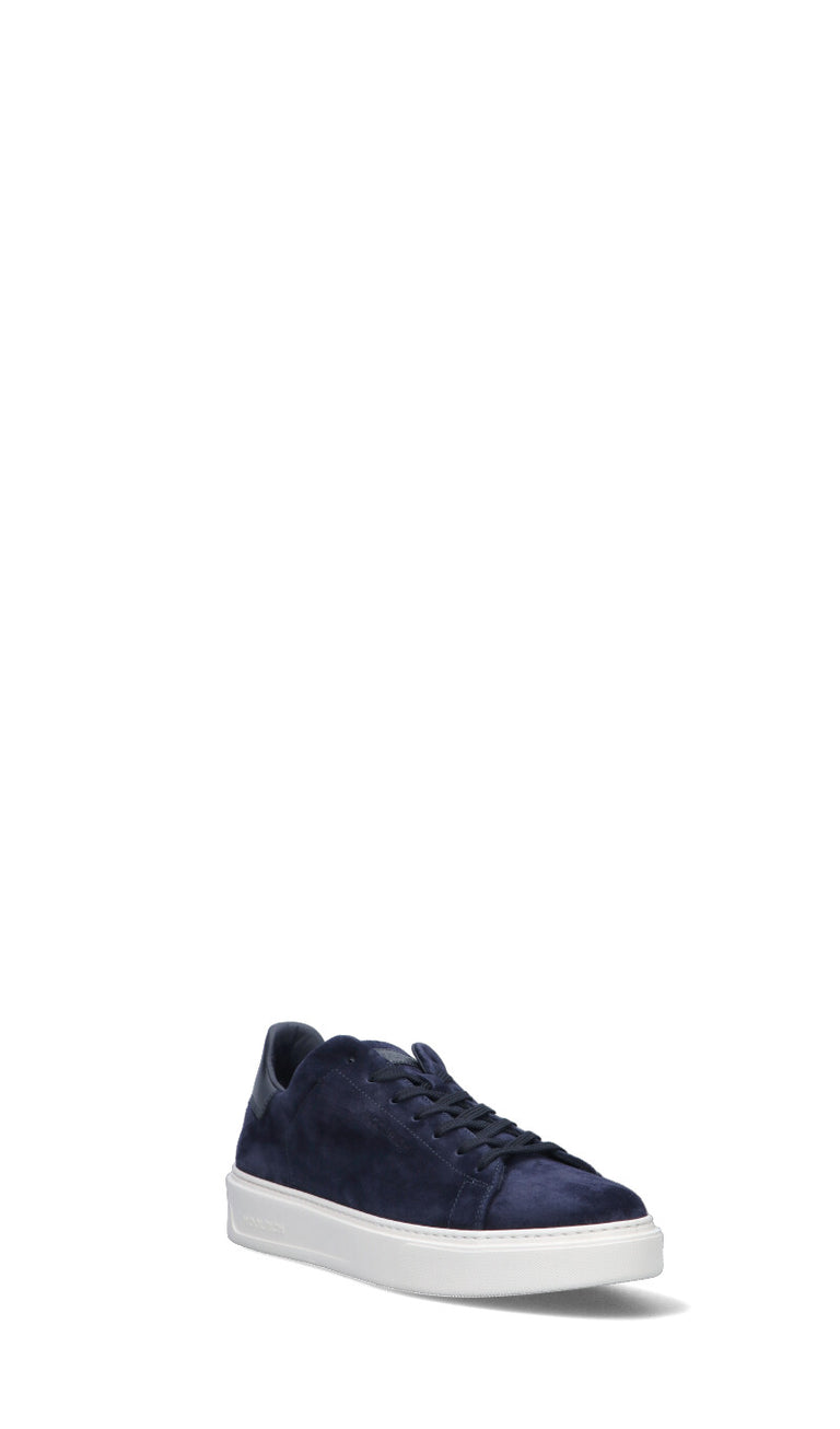 WOOLRICH Sneaker uomo blu in suede