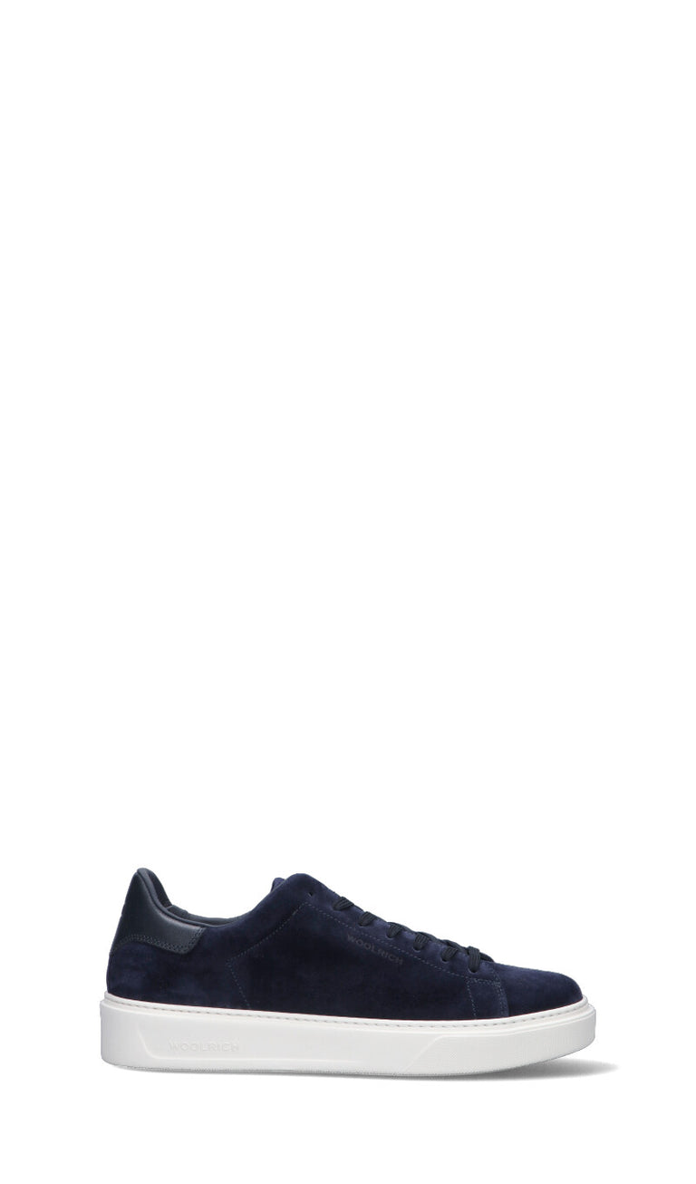 WOOLRICH Sneaker uomo blu in suede