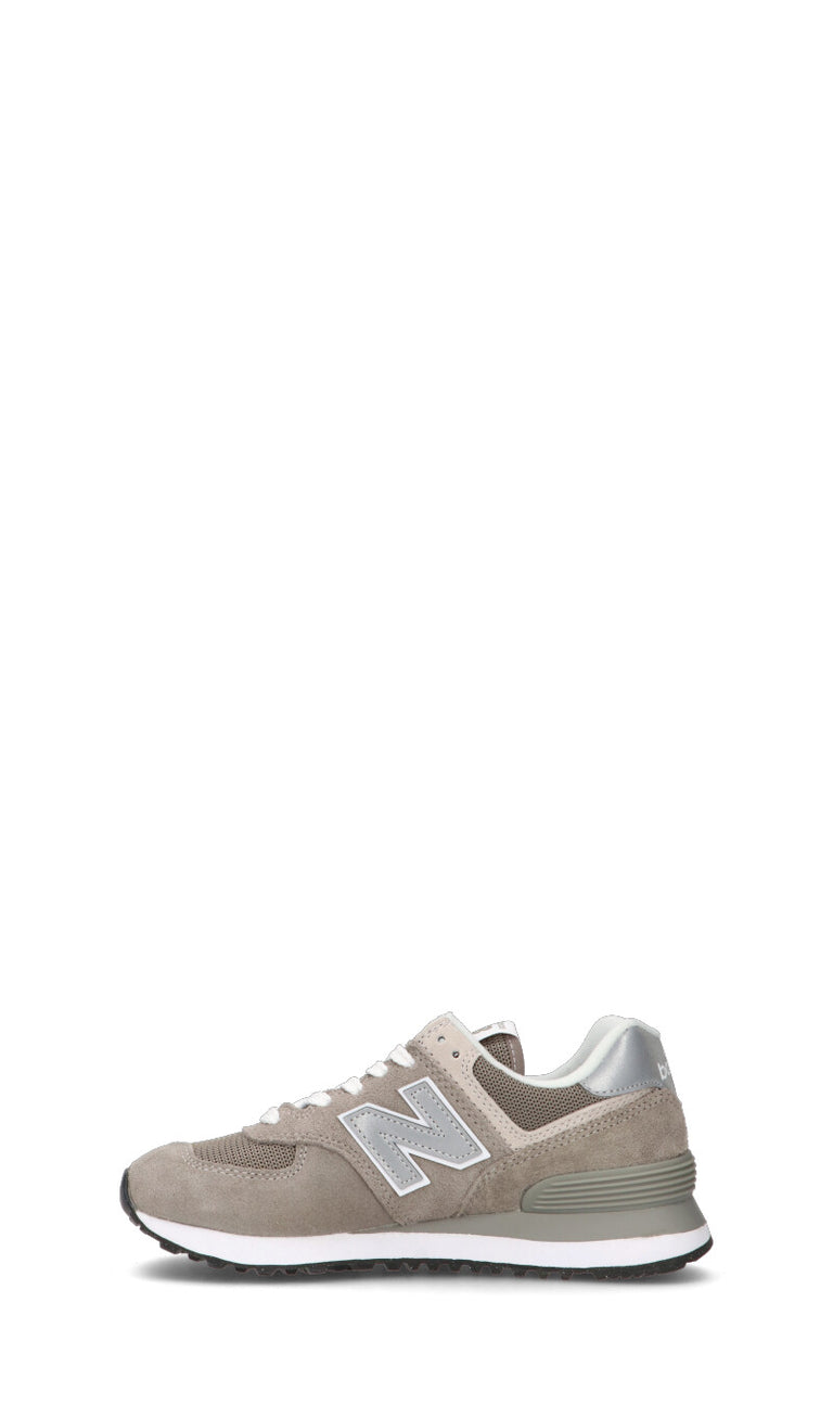 NEW BALANCE Sneaker donna grigia in pelle