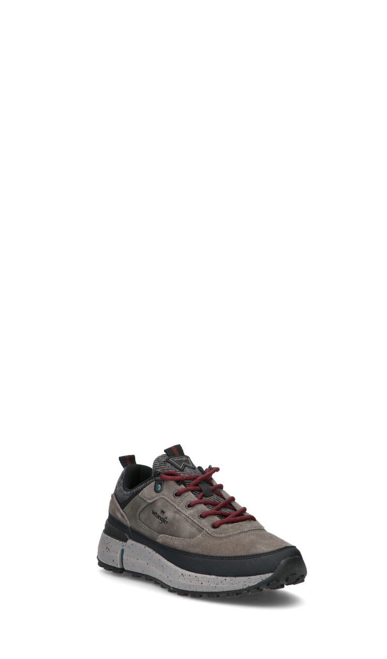 WRANGLER Sneaker uomo antracite in suede