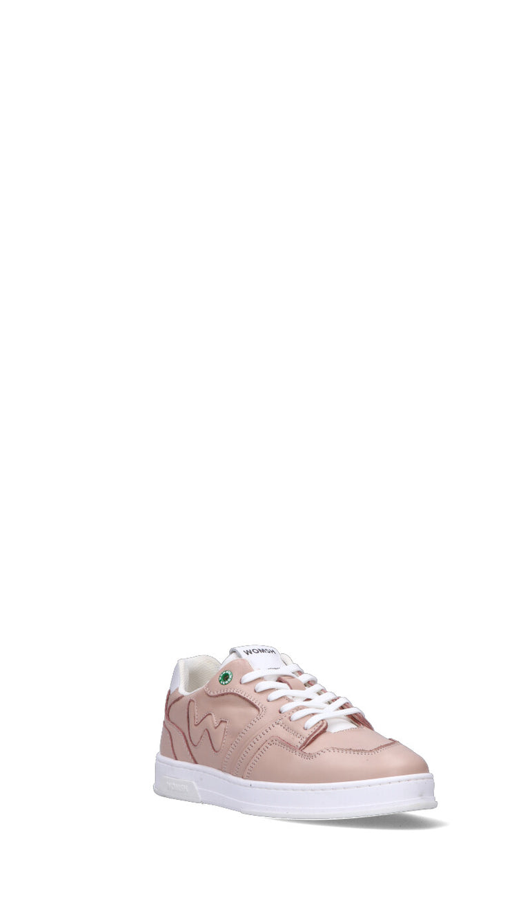 WOMSH Sneaker donna rosa in pelle