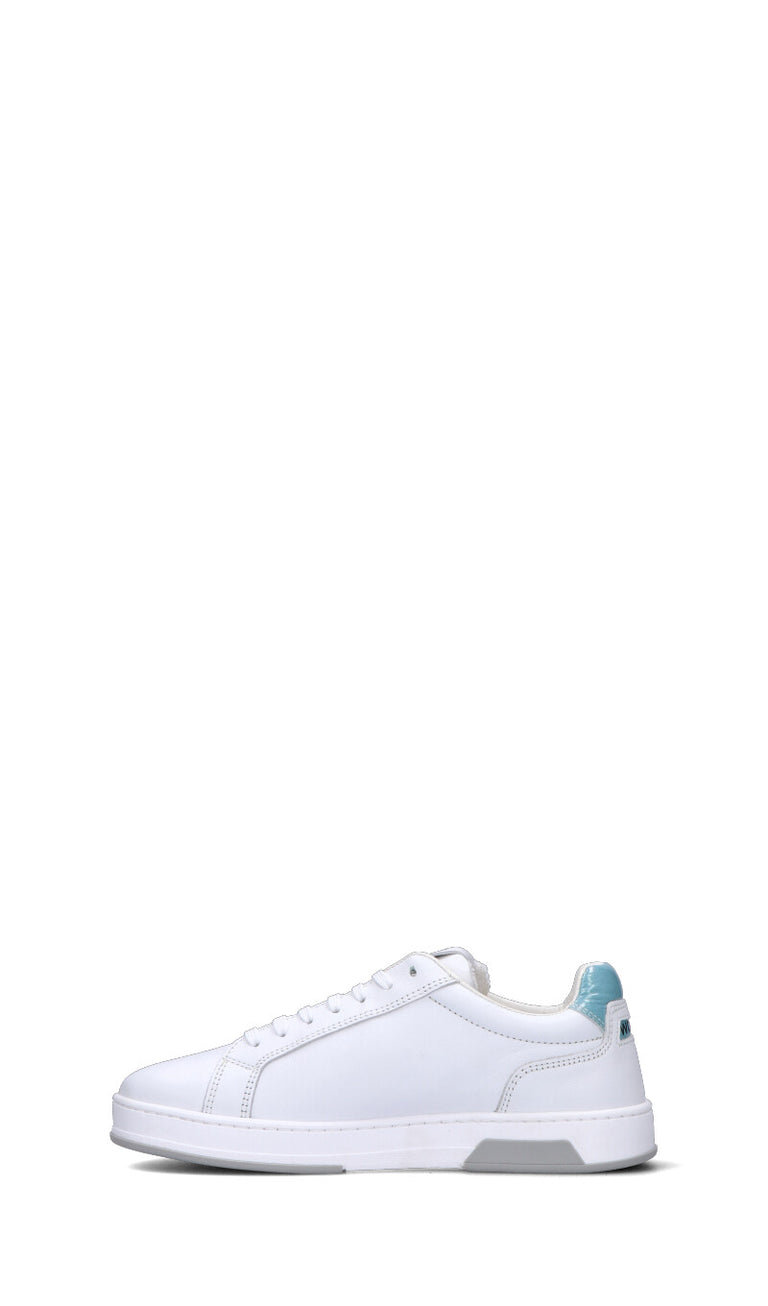 WOMSH Sneaker donna bianca/azzurra in pelle