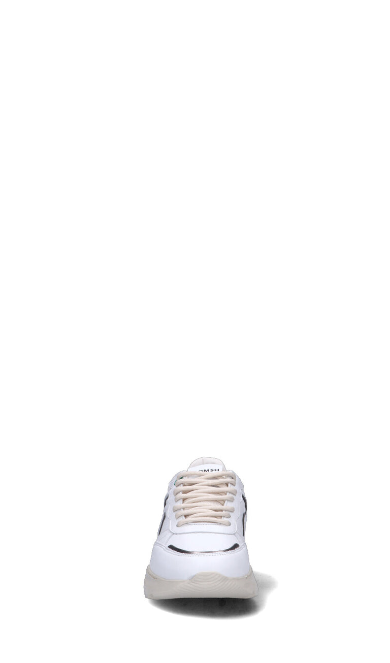 WOMSH Sneaker donna bianca in pelle