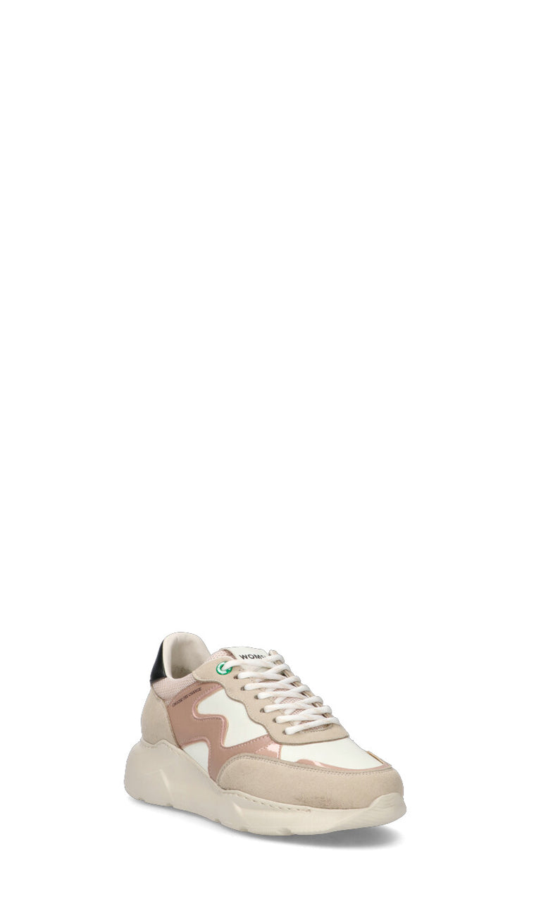 WOMSH Sneaker donna bianca/rosa