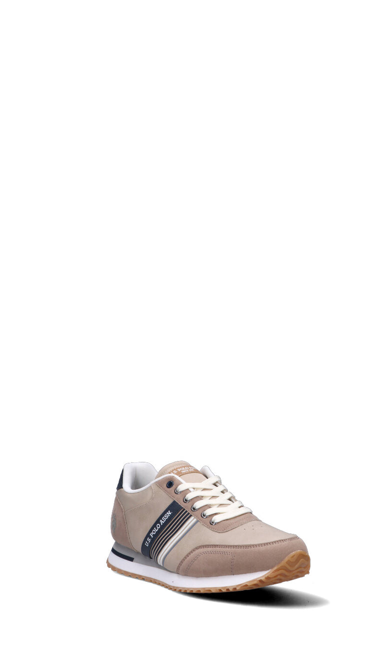 U.S. POLO ASSN. Sneaker uomo beige/marrone