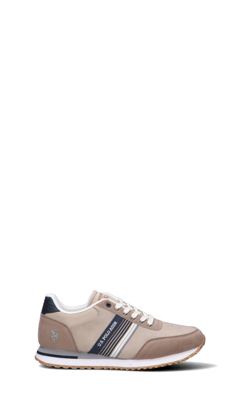 U.S. POLO ASSN. Sneaker uomo beige/marrone