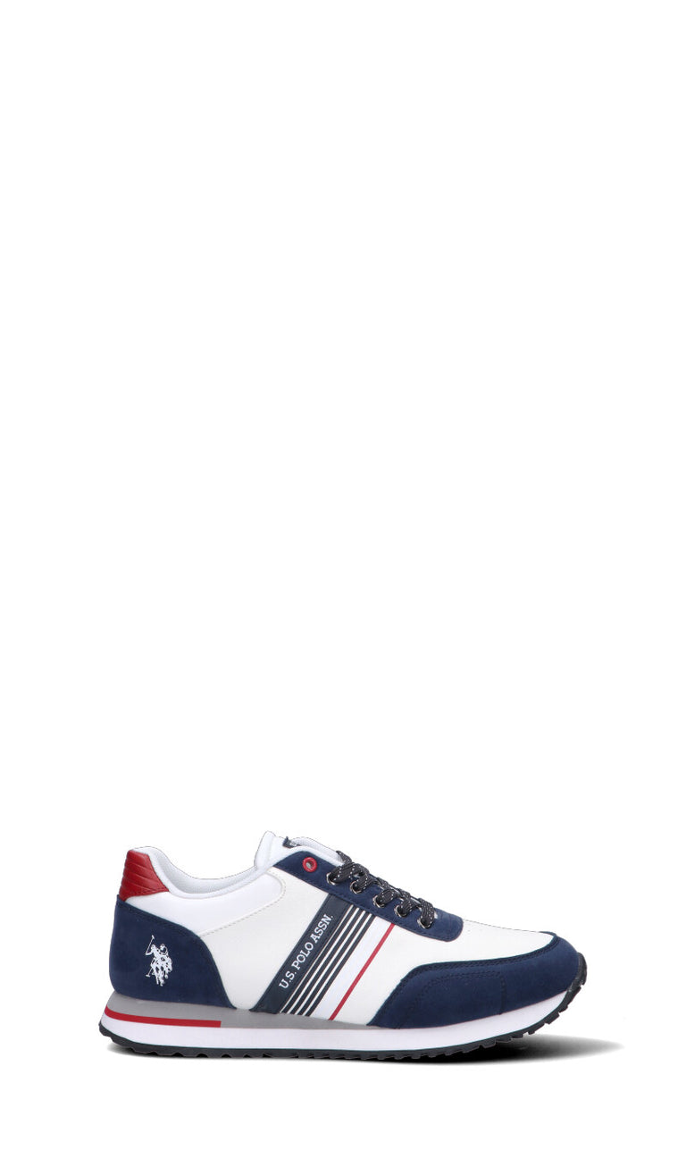 U.S. POLO ASSN. Sneaker uomo bianca/blu/rossa