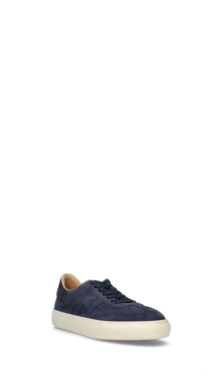 TODS Sneaker uomo blu in suede