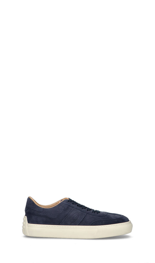 TODS Sneaker uomo blu in suede