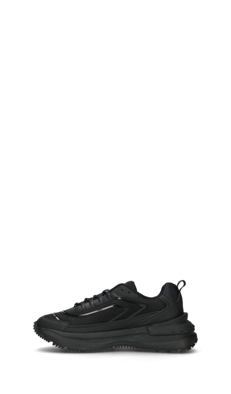 CALVIN KLEIN JEANS Sneaker uomo nera in pelle