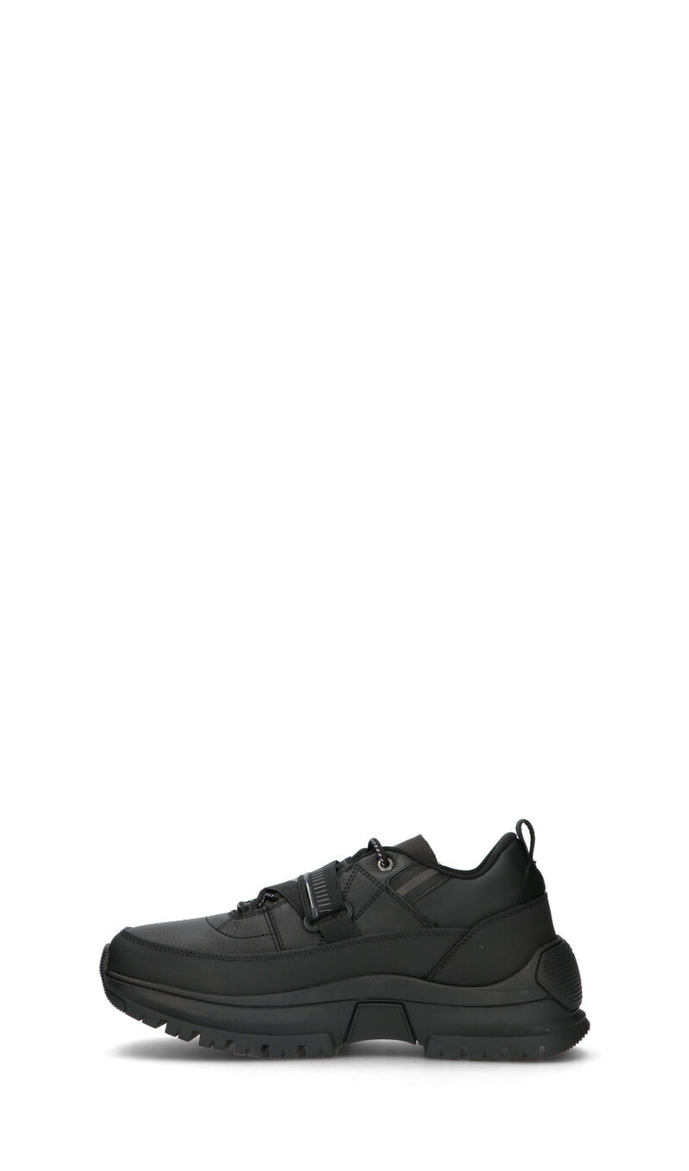 CALVIN KLEIN JEANS Sneaker uomo nera in pelle