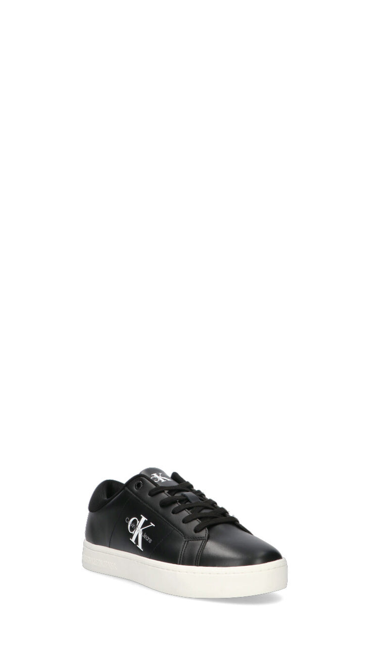 CALVIN KLEIN JEANS Sneaker uomo nera in pelle