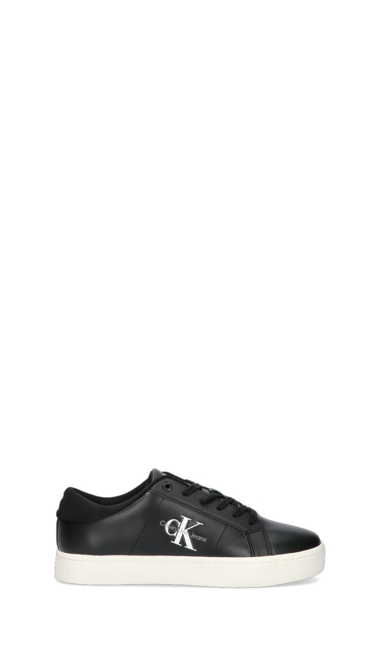 CALVIN KLEIN JEANS Sneaker uomo nera in pelle