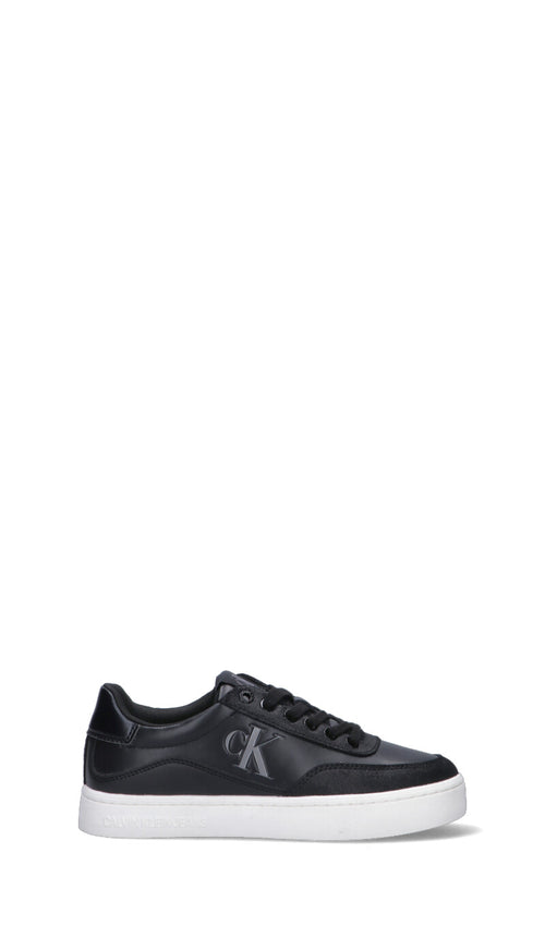 CALVIN KLEIN JEANS Sneaker donna nera in pelle