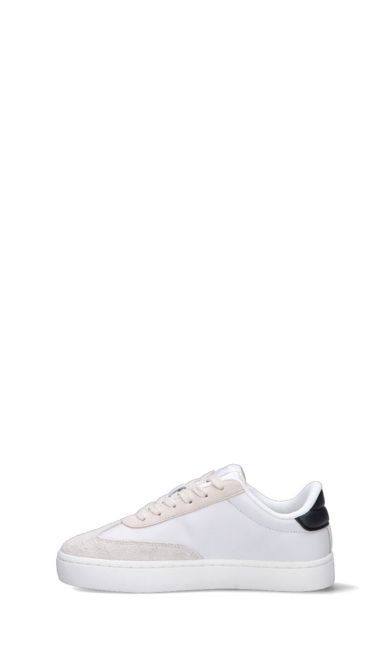 CALVIN KLEIN JEANS Sneaker donna bianca/nera in pelle