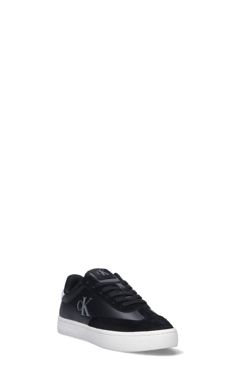 CALVIN KLEIN JEANS Sneaker donna nera in pelle