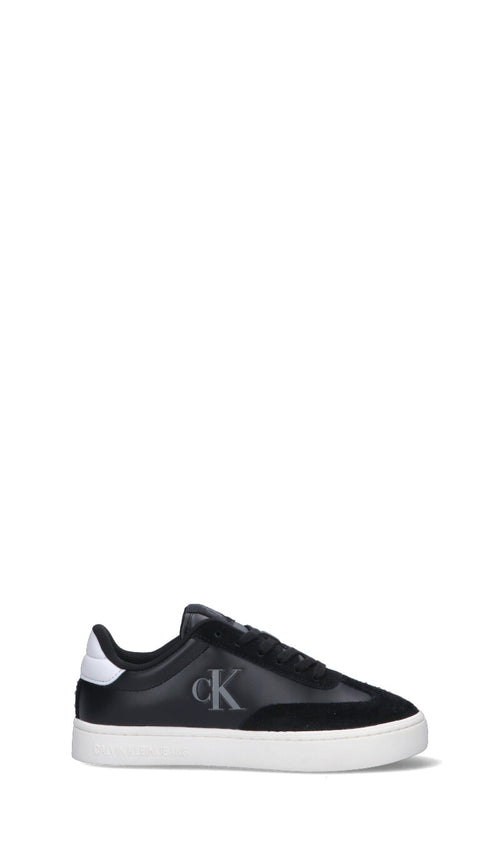 CALVIN KLEIN JEANS Sneaker donna nera in pelle