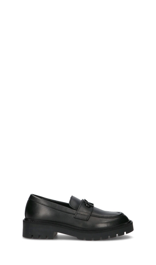 CALVIN KLEIN JEANS Mocassino donna nero in pelle