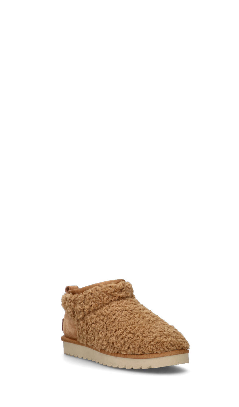 COLORS OF CALIFORNIA Ugg donna cuoio in pelliccia