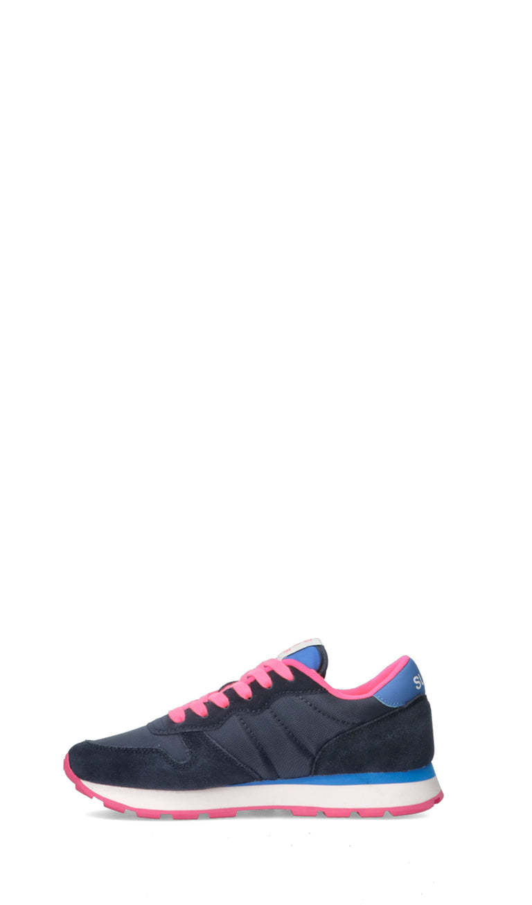 SUN68 ALLY SOLID Sneaker donna blu/rosa