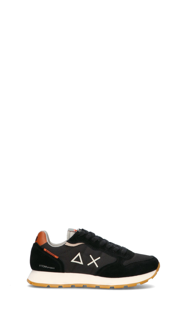 SUN68 Sneaker uomo nera in pelle