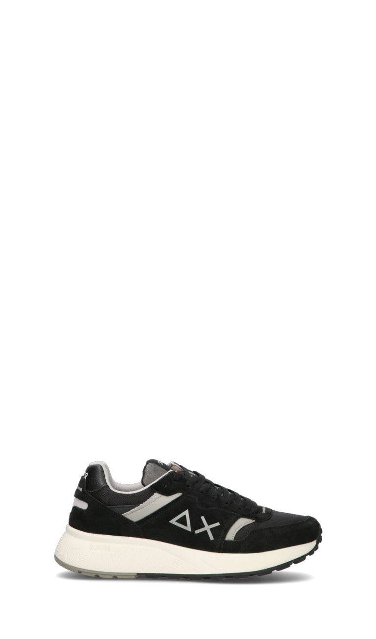 SUN68 Sneaker uomo nera in pelle