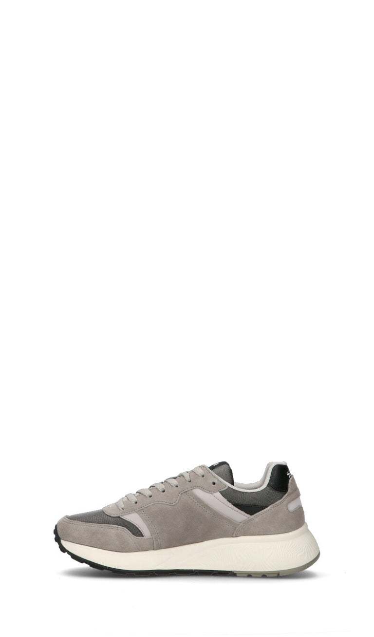 SUN68 Sneaker uomo grigia in pelle