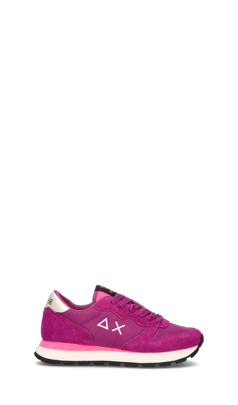 SUN68 Sneaker donna viola in pelle